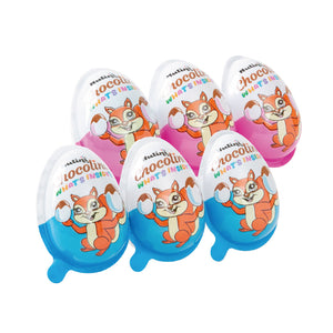Double-Chamber Chocolate Surprise Egg with Toy – OEM Manufacturer China